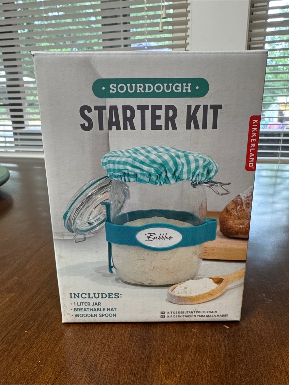 Kikkerland Teal Sourdough Starter Kit - NEVER USED